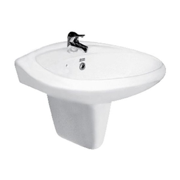 Chân Lavabo AMERICAN VF-0912 Treo Tường