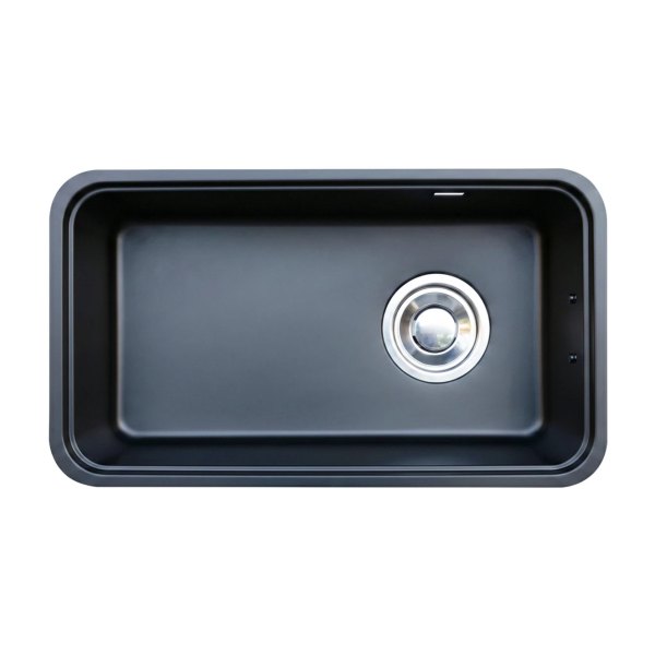 Chậu Rửa Bát 1 Hố Nobinox NOVA A284B PVD Đen 820mm