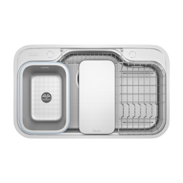 Chậu rửa bát chống xước KONOX Dekor 8048SU Workstation Sink