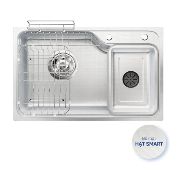 Chậu Rửa Bát KONOX Tari Smart 8050 Inox 304 1 Hố Chống Xước