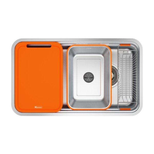 Chậu rửa bát phong cách Nhật KONOX Tari Smart 8047