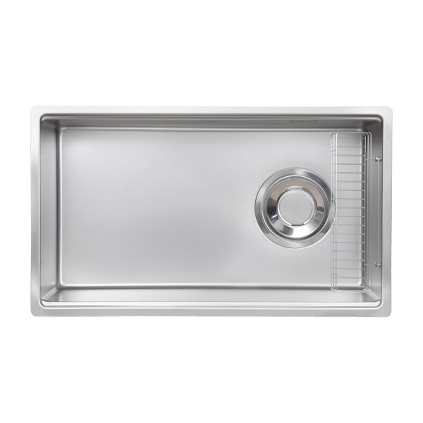 Chậu Rửa Chén 1 Hộc KLUGER KY7545FS Plus 750mm Góc Bo Vuông