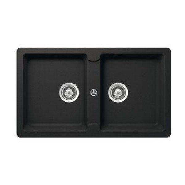 Chậu Rửa Chén HAFELE GALBA HS-GD8650 570.36.300 Đá Màu Đen