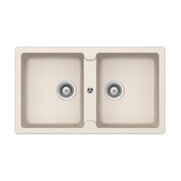 Chậu Rửa Chén HAFELE GALBA HS-GD8650 570.36.400 Đá Màu Kem