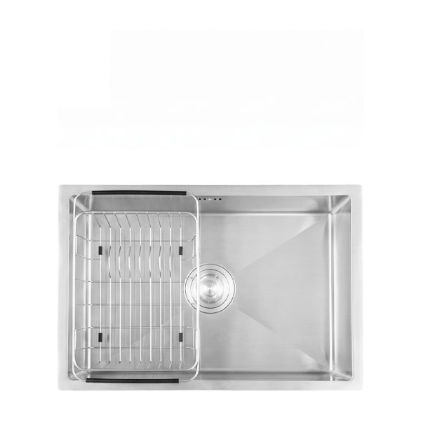 Chậu Rửa Chén Inox Caesar KSH11H060SX 1 Hộc 600x450mm Lắp Âm
