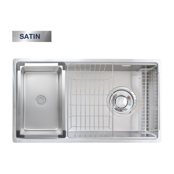 Chậu Rửa Chén KLUGER KY8045ST Plus 1 Hố 800mm Inox 304