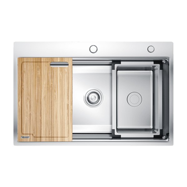 Chậu Rửa Chén KONOX KN7650TS Inox 1 Hộc
