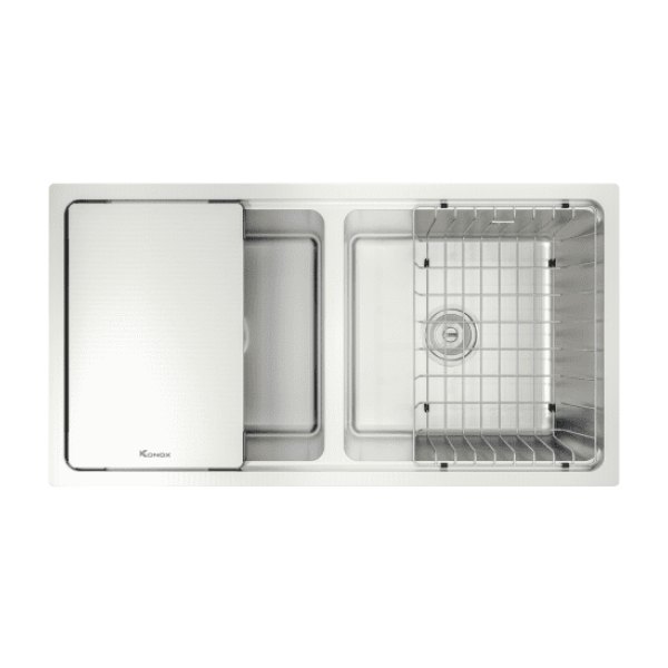 Chậu Rửa Chén KONOX KN8646DU Dekor 2 Hộc Inox