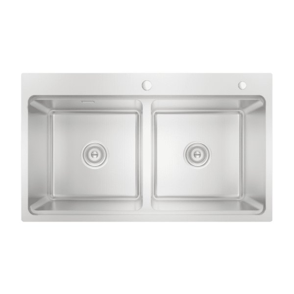 Chậu Rửa Chén KONOX KN8651TD Dekor Basic 2 Hộc Inox