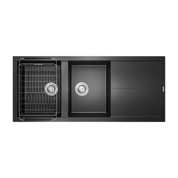 Chậu Rửa Chén KONOX LIVELLO 1160 Black Màu Đen