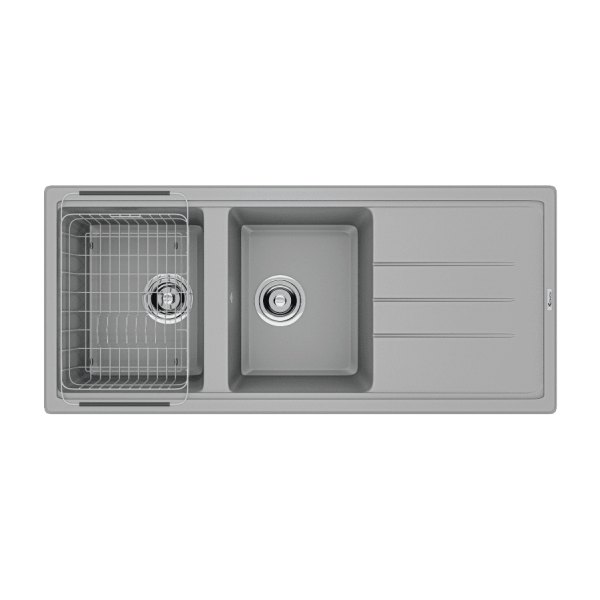 Chậu Rửa Chén KONOX PHOENIX 1160 Grey Màu Xám