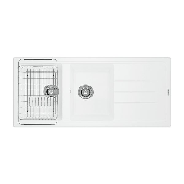 Chậu Rửa Chén KONOX PHOENIX 1160 White Silver Màu Trắng