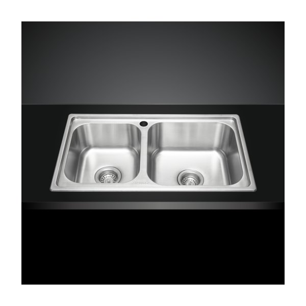 Chậu rửa chén MALLOCA MS 2076EP 2 hộc lắp dương