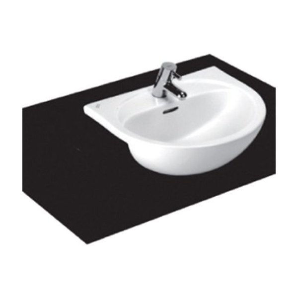 Chậu Rửa Lavabo AMERICAN 0518-WT Bán Âm Bàn