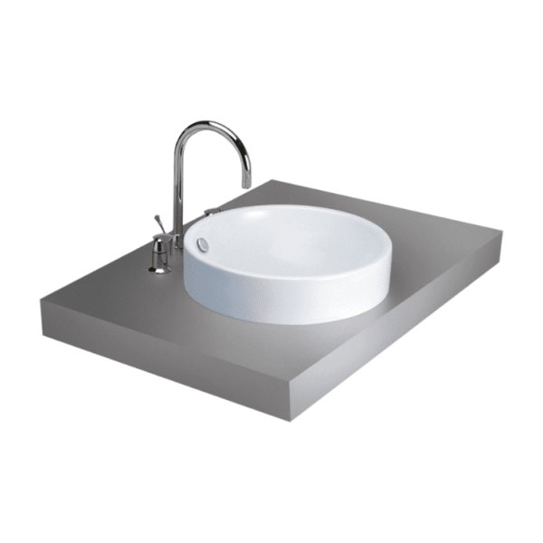 Chậu Rửa Lavabo COTTO C00027 Đặt Bàn Kháng Khuẩn