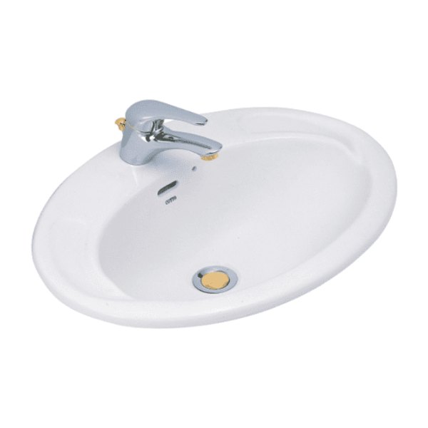 Chậu Rửa Lavabo COTTO C007 Jade Dương Vành
