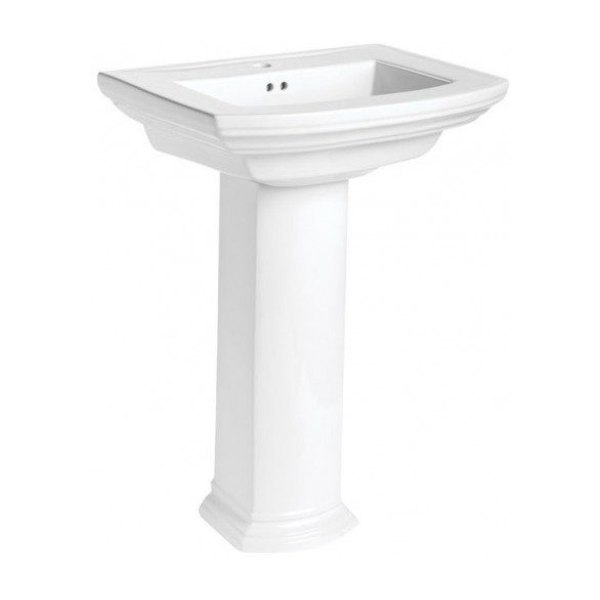 Chậu Rửa Lavabo COTTO C02957/C4066 Treo Tường Kèm Chân Dài