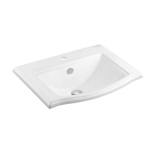 Chậu Rửa Lavabo COTTO C05897 Classique Dương Vành Kháng Khuẩn