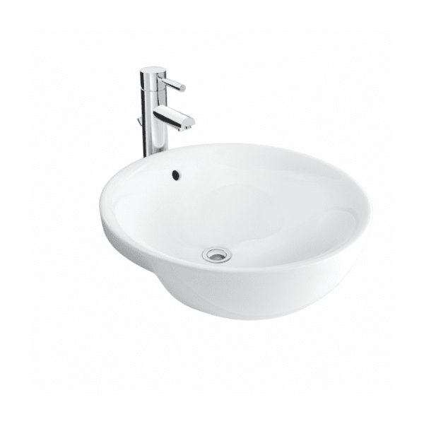 Chậu Rửa Lavabo INAX AL-333V Bán Âm Bàn Aqua Ceramic