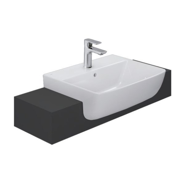Chậu Rửa Lavabo INAX AL-345VEC Bán Âm Bàn Aqua Ceramic