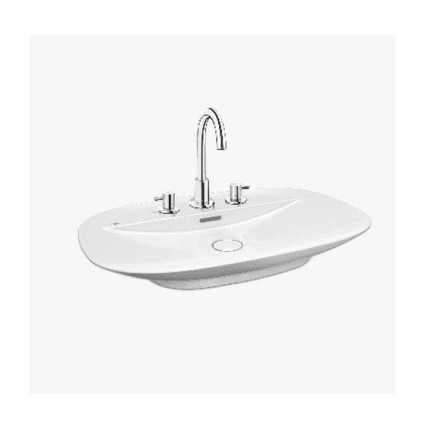 Chậu Rửa Lavabo INAX AL-S640V Đặt Bàn Aqua Ceramic