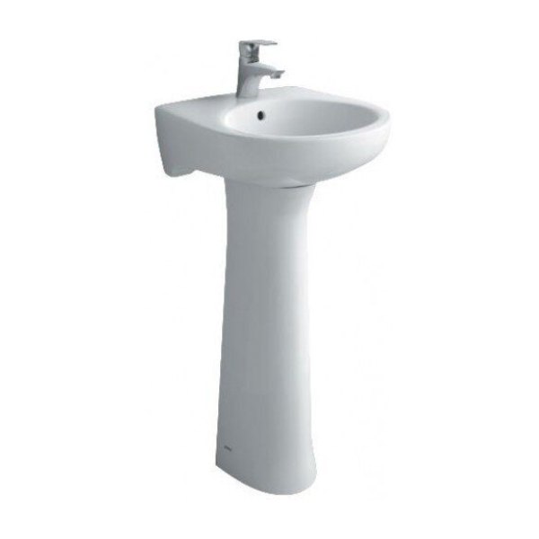 Chậu Rửa Lavabo INAX L-282V/L-284VD Kèm Chân Dài Treo Tường