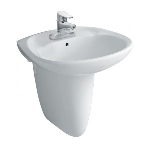 Chậu Rửa Lavabo INAX L-284V/L-284VC Kèm Chân Ngắn Treo Tường
