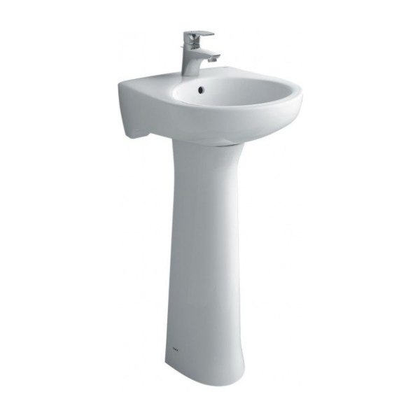 Chậu Rửa Lavabo INAX L-284V/L-284VD Kèm Chân Dài Treo Tường