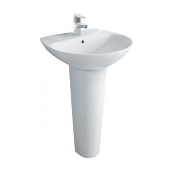 Chậu Rửa Lavabo INAX L-288V/L-288VD Kèm Chân Dài Treo Tường