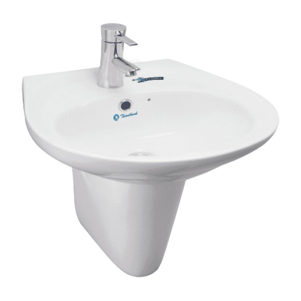 Chậu Rửa Lavabo THIÊN THANH LT04/PT0400T Treo Tường Kèm Chân Treo