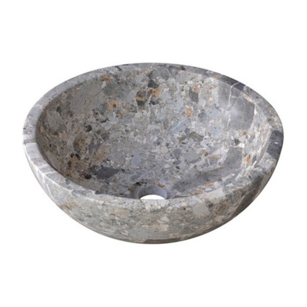 Chậu Rửa Mặt Lavabo Kanly MAR11V Đặt Bàn Đá Tự Nhiên 400x150 mm