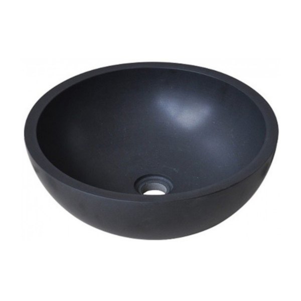 Chậu Rửa Mặt Lavabo Kanly MAR12V Đặt Bàn Đá Màu Đen Tự Nhiên