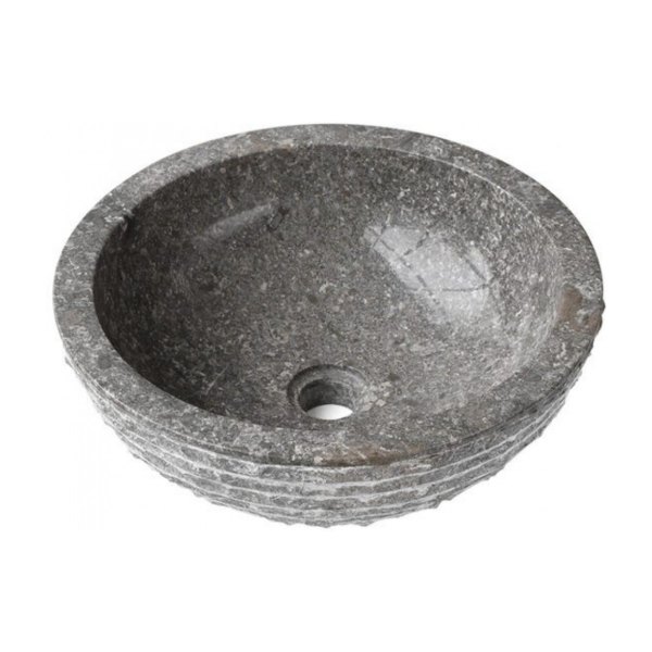 Chậu Rửa Mặt Lavabo Kanly MAR14BI Đặt Bàn Đá Marble Tự Nhiên 400x150 mm