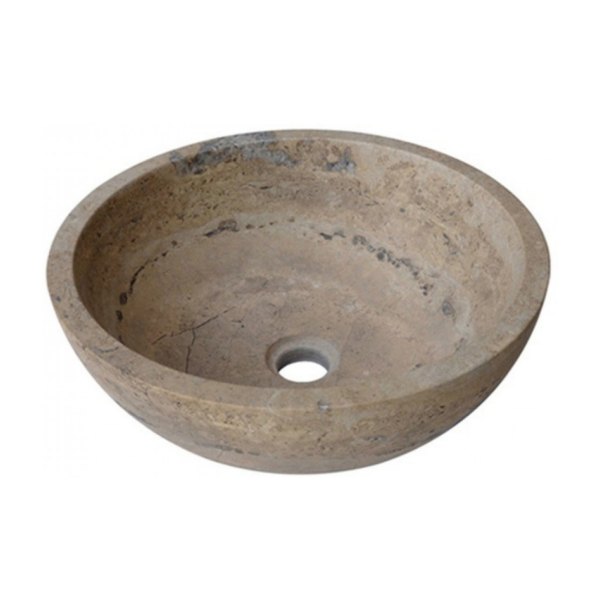Chậu Rửa Mặt Lavabo Kanly MAR14V Đá Marble Tự Nhiên 400x150 mm