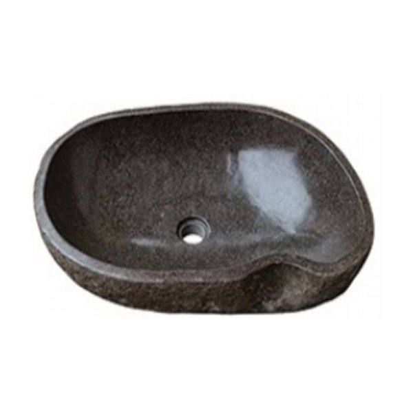 Chậu Rửa Mặt Lavabo Kanly MAR15BI Đặt Bàn Đá Cuội 600x420 mm