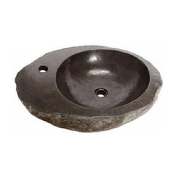 Chậu Rửa Mặt Lavabo Kanly MAR15HI Đặt Bàn Đá Cuội Tự Nhiên