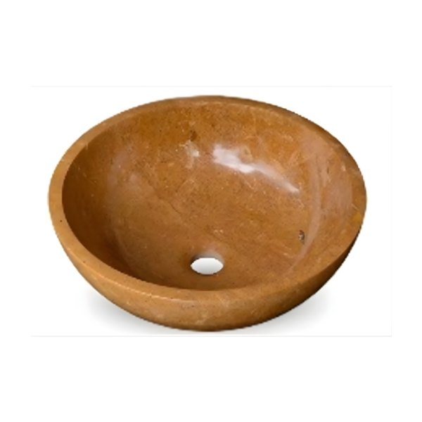 Chậu Rửa Mặt Lavabo Kanly MAR15N Đặt Bàn Đá Tự Nhiên 400x150 mm