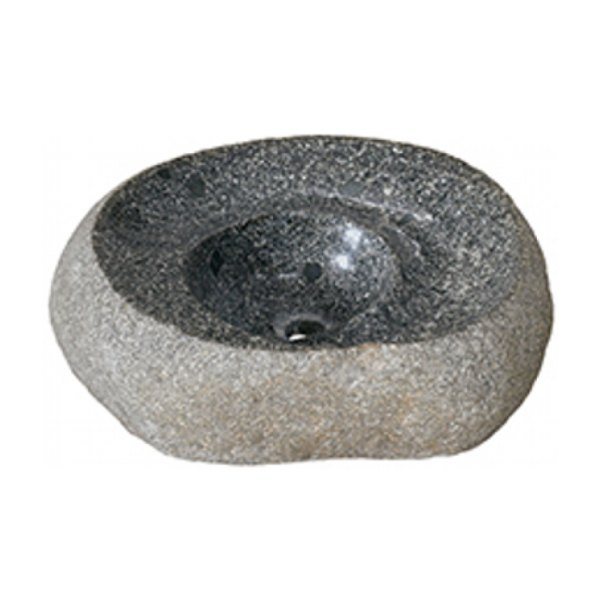 Chậu Rửa Mặt Lavabo Kanly MAR15SV Đặt Bàn Đá Cuội 450x280 mm