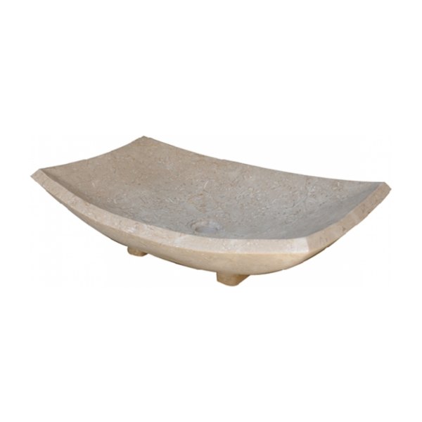Chậu Rửa Mặt Lavabo Kanly MAR21I Đặt Bàn Đá Marble Tự Nhiên