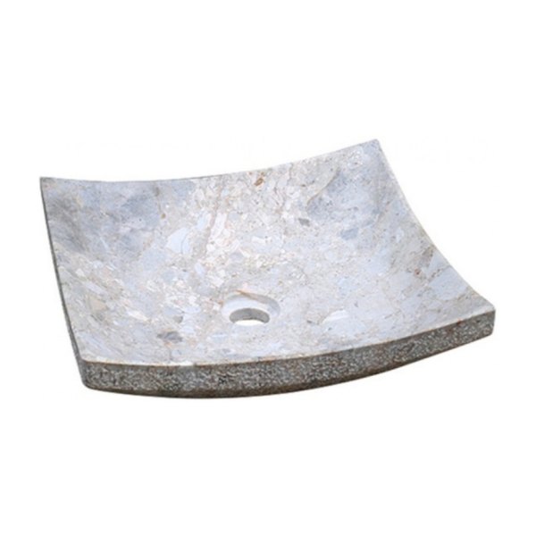 Chậu Rửa Mặt Lavabo Kanly MAR31V Đặt Bàn Đá Tự Nhiên 400x120 mm