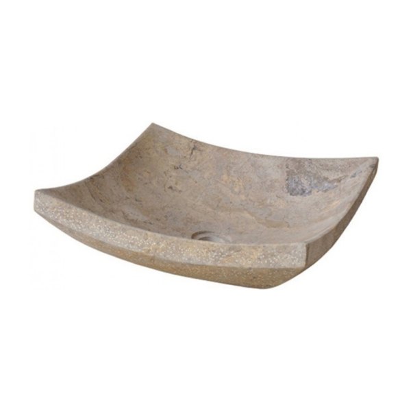 Chậu Rửa Mặt Lavabo Kanly MAR34V Đặt Bàn Đá Tự Nhiên 400x20 mm