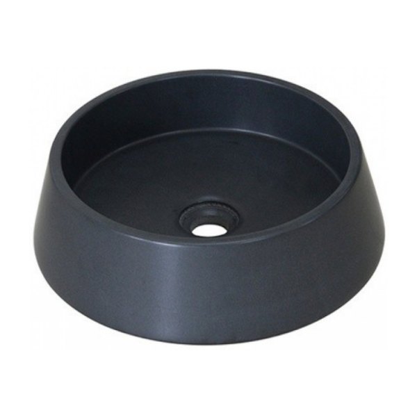 Chậu Rửa Mặt Lavabo Kanly MAR42V Đặt Bàn Đá Tự Nhiên Màu Đen 400x120 mm