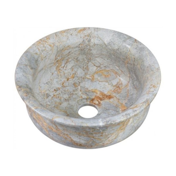 Chậu Rửa Mặt Lavabo Kanly MAR61V Đặt Bàn Đá Marble 300x130 mm