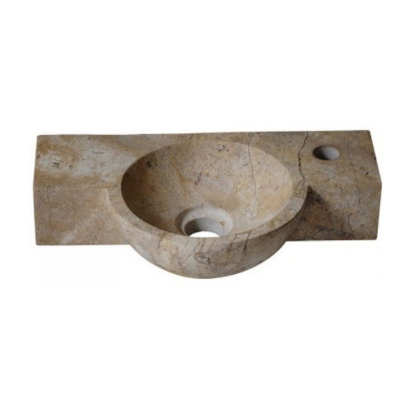 Chậu Rửa Mặt Lavabo Kanly MAR6M4V Treo Tường Đá Tự Nhiên