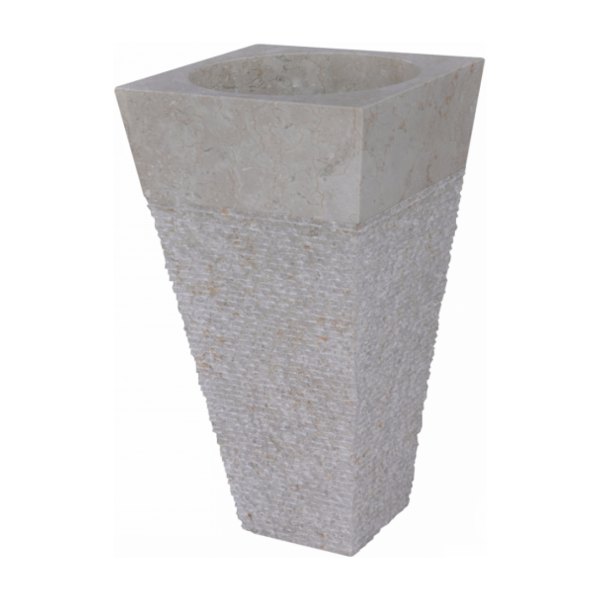 Chậu Rửa Mặt Lavabo Kanly MAR71RI Đặt Sàn Đá Tự Nhiên