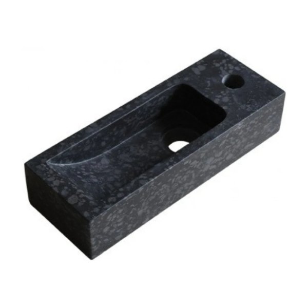 Chậu Rửa Mặt Lavabo Mini Kanly MN04 Đặt Bàn Đá/Treo Tường Tự Nhiên