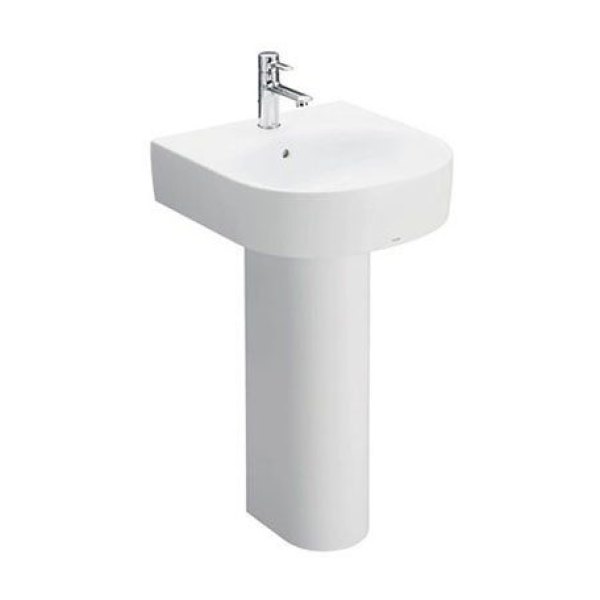 Chậu Rửa Mặt Lavabo TOTO LHT766CR#XW Treo Tường Chân Ngắn