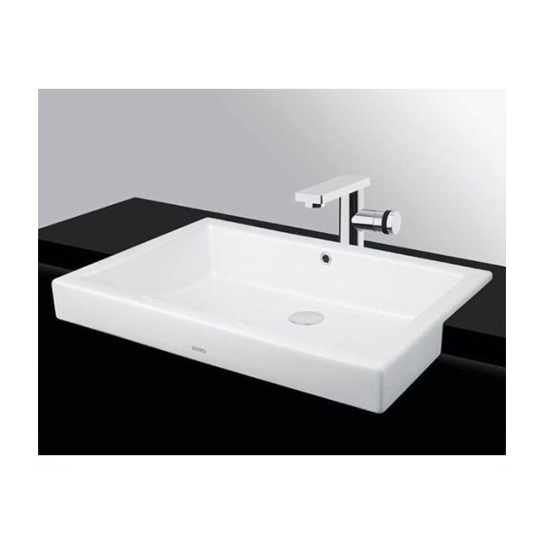 Chậu Rửa Mặt Lavabo TOTO LW646JW/F#W Bán Âm Bàn