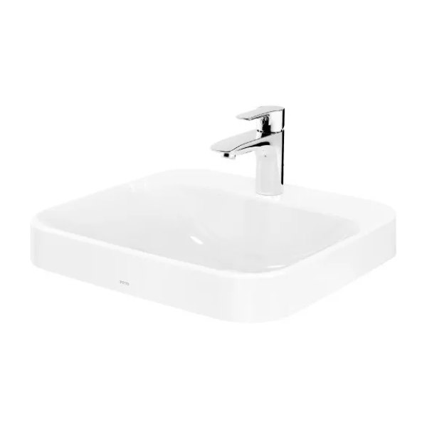 Chậu Rửa Mặt TOTO LT5615C#XW Đặt Bàn 3 Lỗ