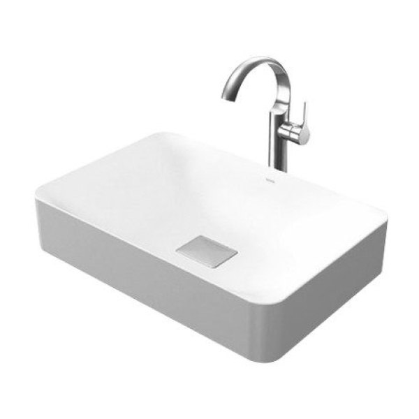 Chậu Rửa Mặt TOTO PJS03WE#GW Đặt Bàn Đá Cẩm Thạch
